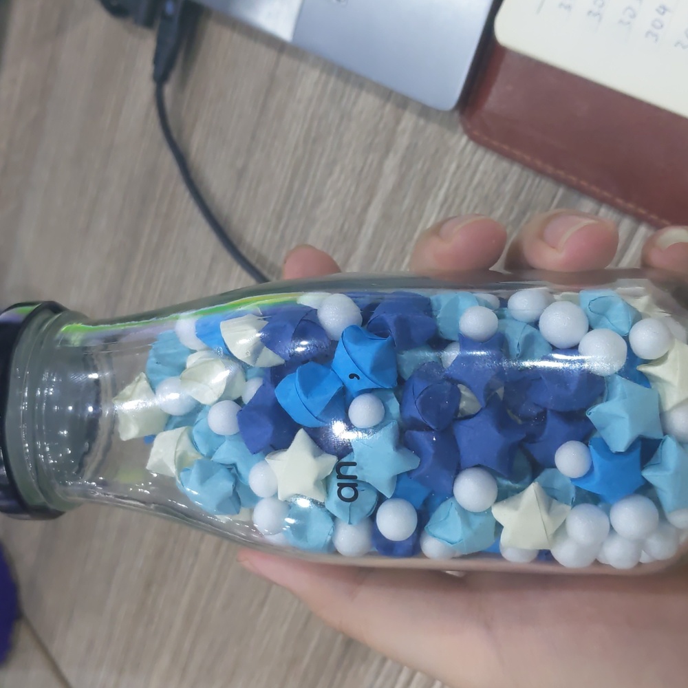 Paper star jar